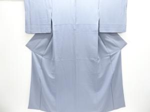 織柄一つ紋色無地着物